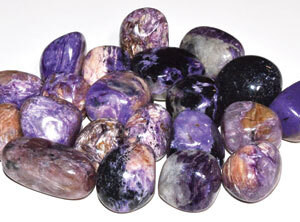 1 lb Charoite tumbled stones