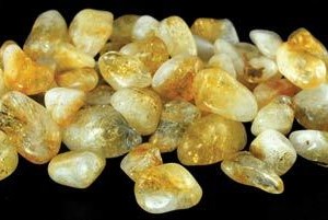 1 lb Citrine tumbled stones