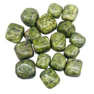 1 lb Jade, Jungle tumbled stones