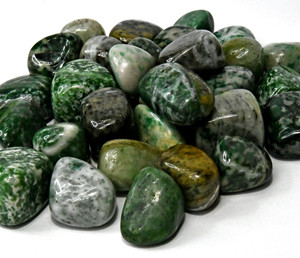 1 lb Jade, Rich tumbled stones