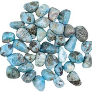1 lb Larimar tumbled stones