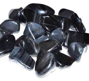 1 lb Obsidian, Rainbow tumbled stones