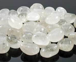 1 lb Clear Quartz tumbled stones