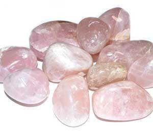 1 lb Rose Quartz tumbled stones