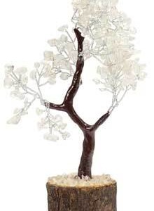 Clear Quartz gemstone tree 160 beads