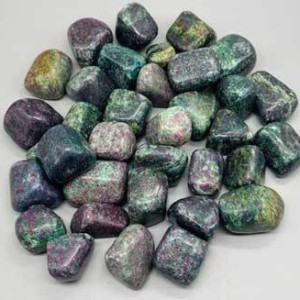 1 lb Ruby Zoisite with Mica tumbled stones