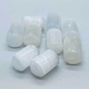 1 lb Selenite tumbled stones