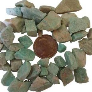 1 lb Amazonite untumbled stones