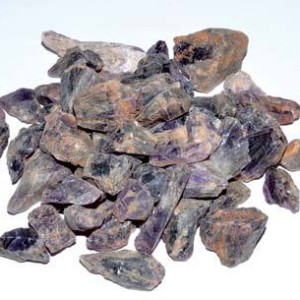 1 lb Amethyst untumbled stones