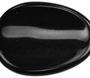 Black Obsidian worry stone