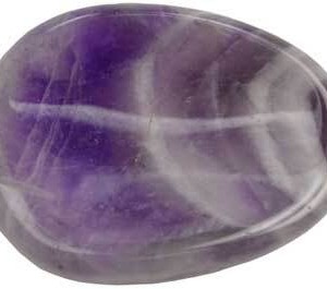 Chevron Amethyst worrystone