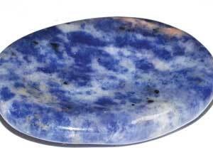 Sodalite worry stone