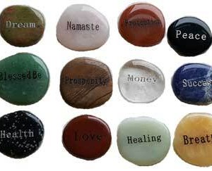 Inspirational Word worry stone (various words)