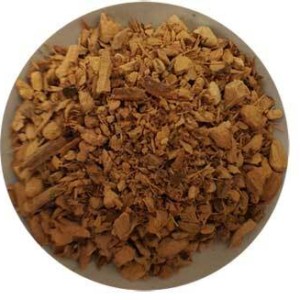 1 Lb Galangal Root cut "Chewing John"  (Alpinia species)
