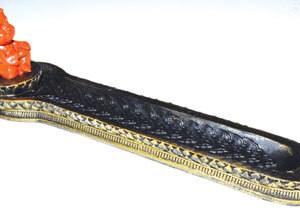 10 1/4" Orange Buddha burner