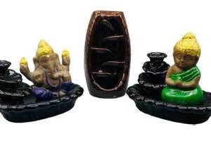 Various Ceramic back flow incense burner