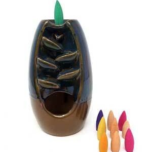 7" Waterfall back flow burner