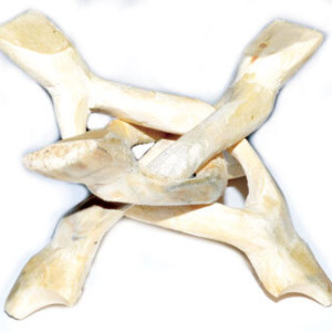 3-Legged Wooden stand 4"