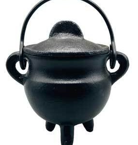 4" cast iron cauldron