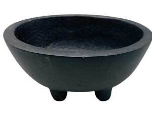 2 1/4"x3" Oval cast iron cauldron