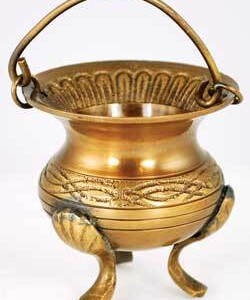 Celtic Brass Cauldron 3"