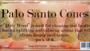 Palo Santo 6 cones