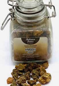 3.0oz Release Fears (myrrh) resin jar
