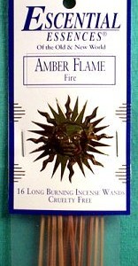 Amber Flame escential essences incense sticks 16 pack