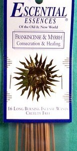 Frankincense & Myrrh Escential essences incense sticks 16 pack