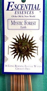 Mystic Forest escential essences incense sticks 16 pack