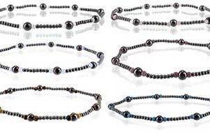 Magnetic Hematite anklet