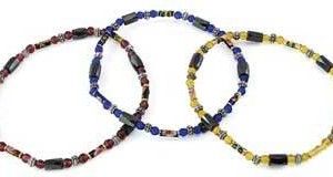 Magnetic Hematite Beaded anklet