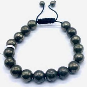 10mm Pyrite bracelet
