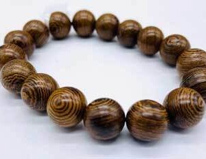 12mm Wenge Wood bracelet