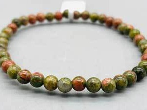 4mm Unakite bracelet