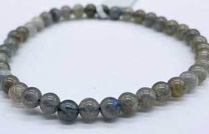 4mm Labradorite, Blue bracelet