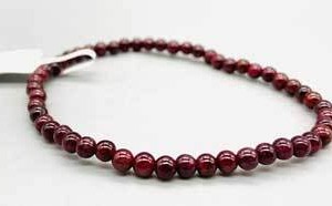 4mm Garnet bracelet