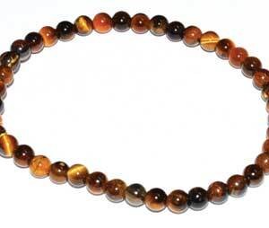 4mm Tiger Eye, Yellow