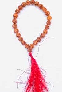 8mm Rudraksha w Tassel bracelet