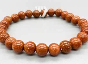 8mm Gold Stone bracelet