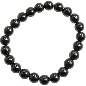 8mm Hematite (man-made) bracelet