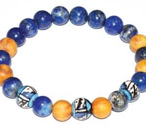 8mm Palo Santo Lapis bracelet