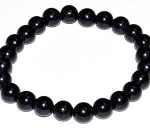 8mm Tourmaline, Black