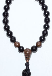 8mm Black Tourmaline Tassel