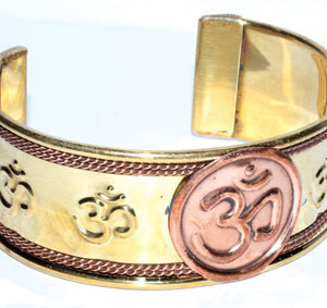 Om copper bracelet