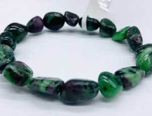 Ruby Zoisite gemstone bracelet