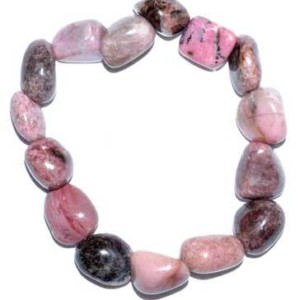 Rhodonite gemstone bracelet