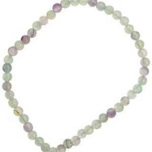 4mm Fluorite stretch bracelet