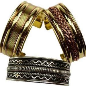 1" assorted Two Tone bracelet