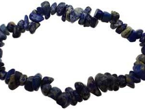 Lapis chip bracelet